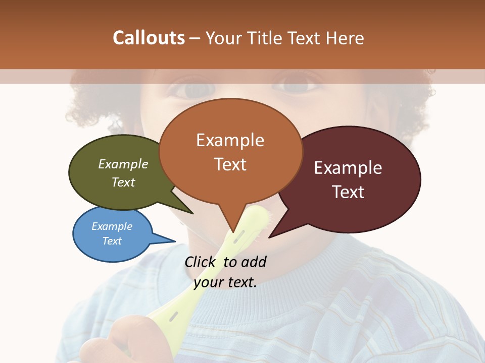 Happy Daughter Expression PowerPoint Template