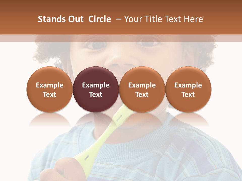 Happy Daughter Expression PowerPoint Template