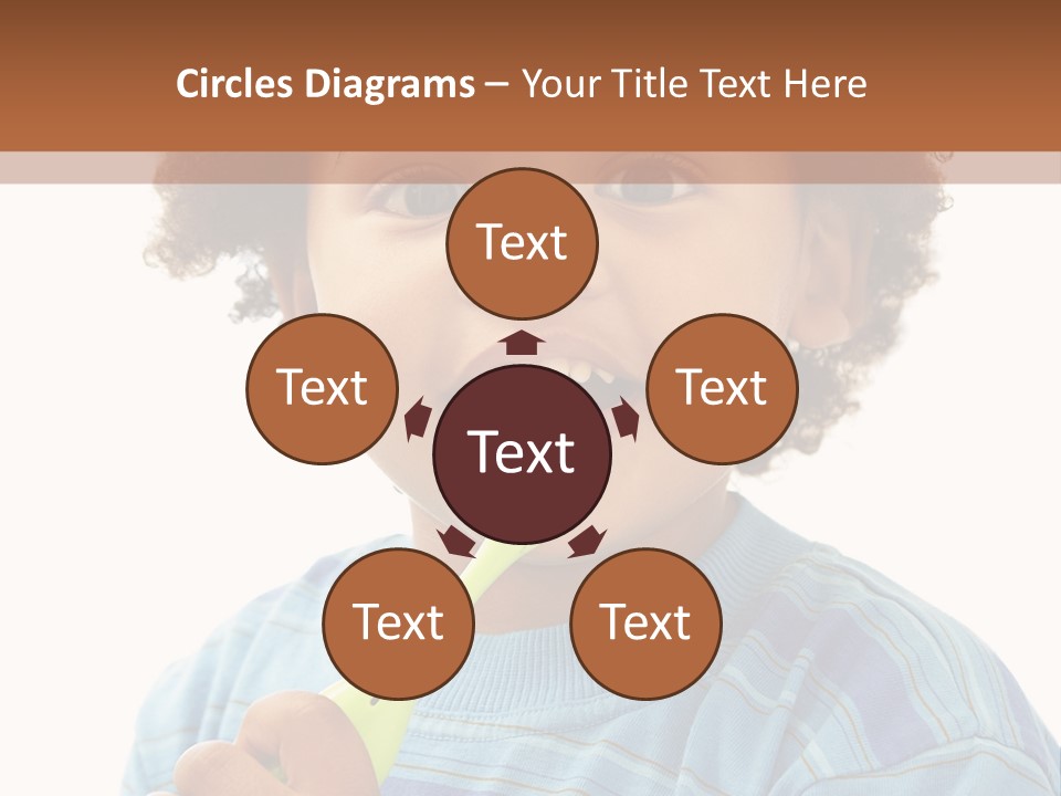 Happy Daughter Expression PowerPoint Template