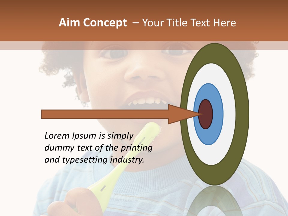 Happy Daughter Expression PowerPoint Template