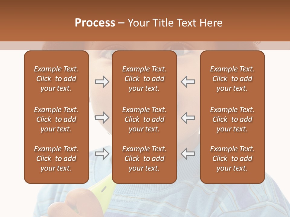Happy Daughter Expression PowerPoint Template