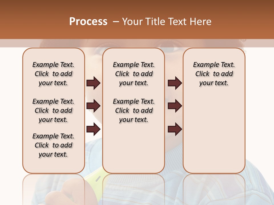 Happy Daughter Expression PowerPoint Template