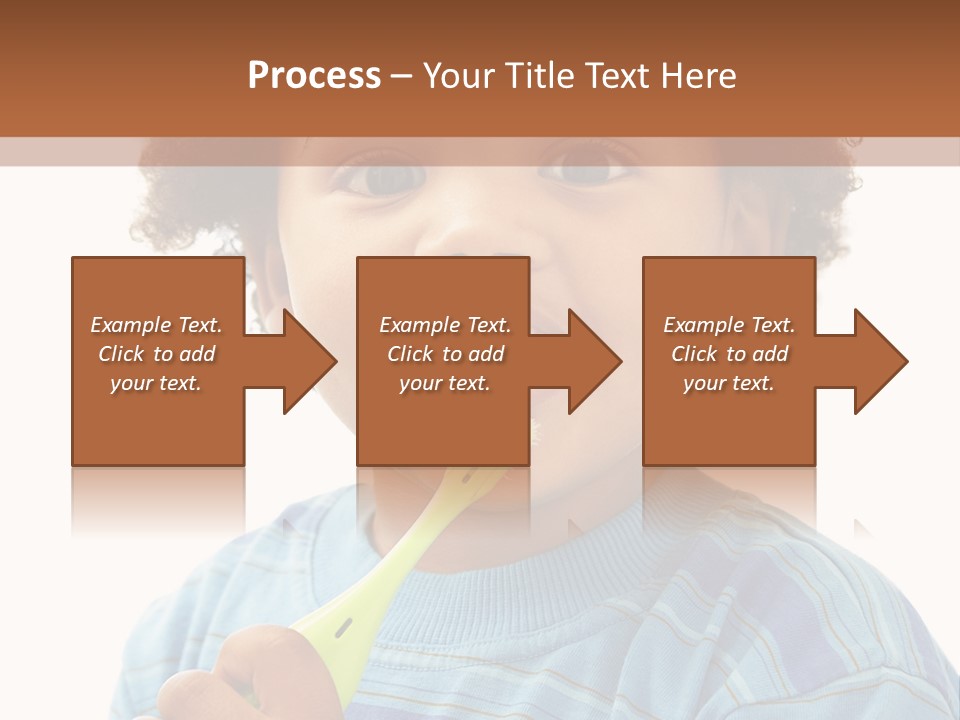 Happy Daughter Expression PowerPoint Template