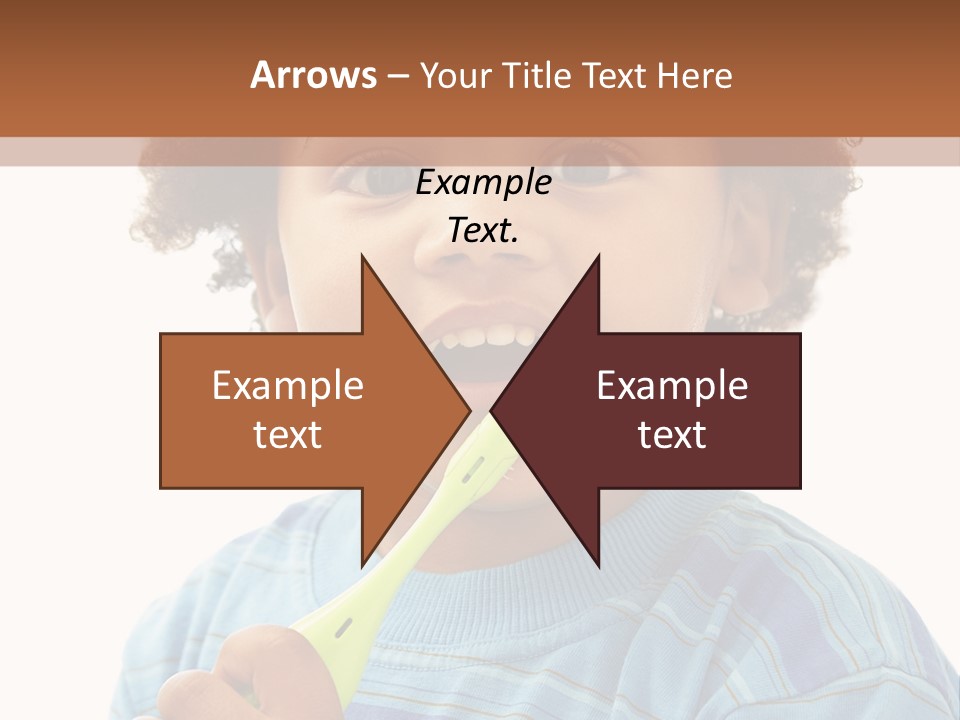 Happy Daughter Expression PowerPoint Template