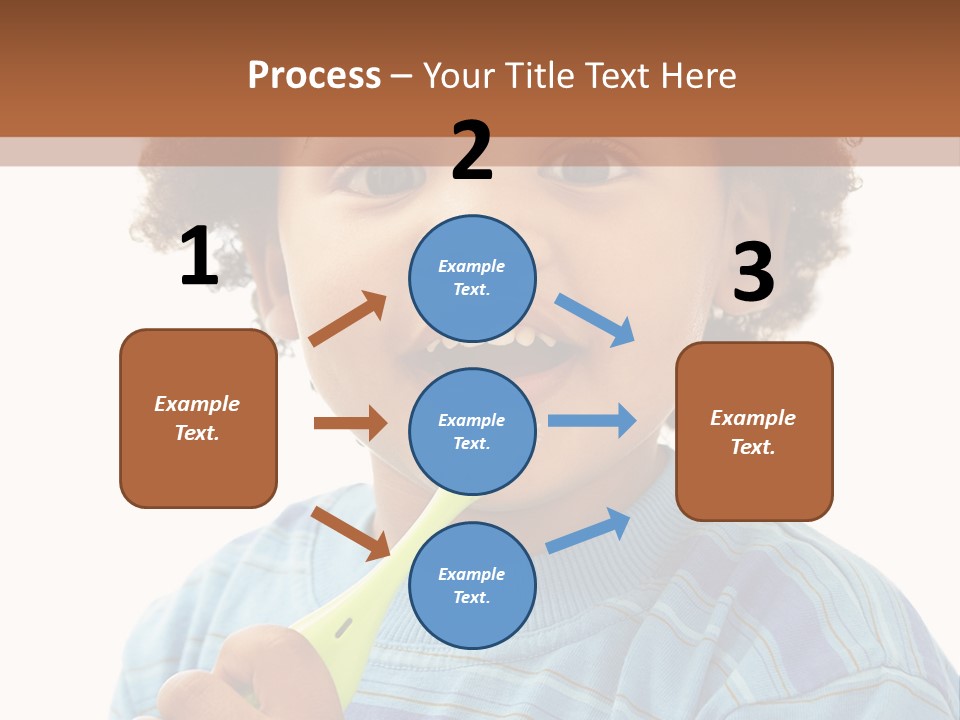 Happy Daughter Expression PowerPoint Template
