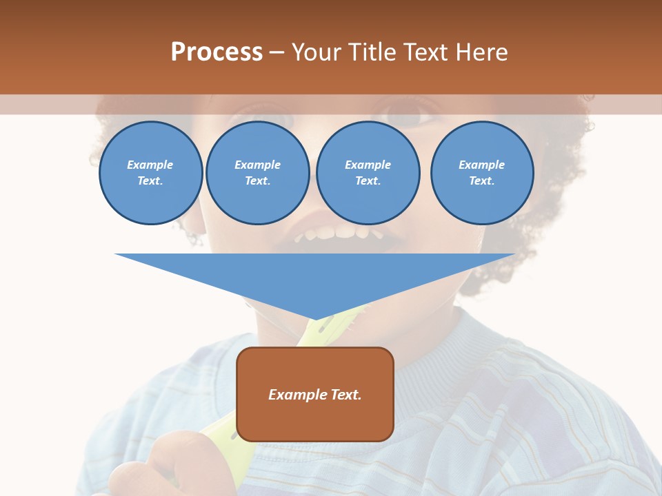 Happy Daughter Expression PowerPoint Template