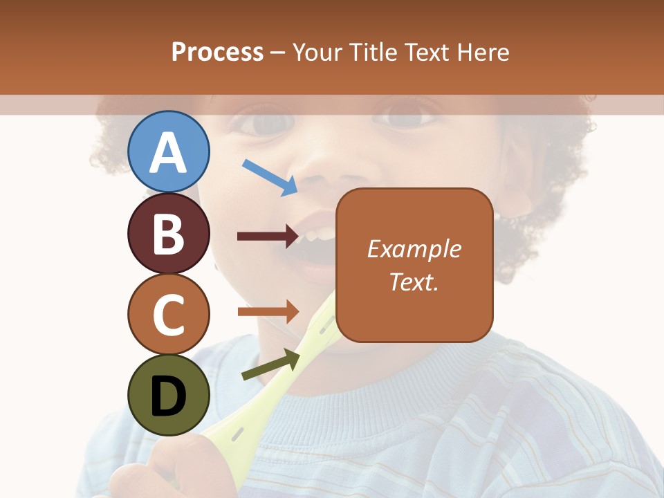 Happy Daughter Expression PowerPoint Template