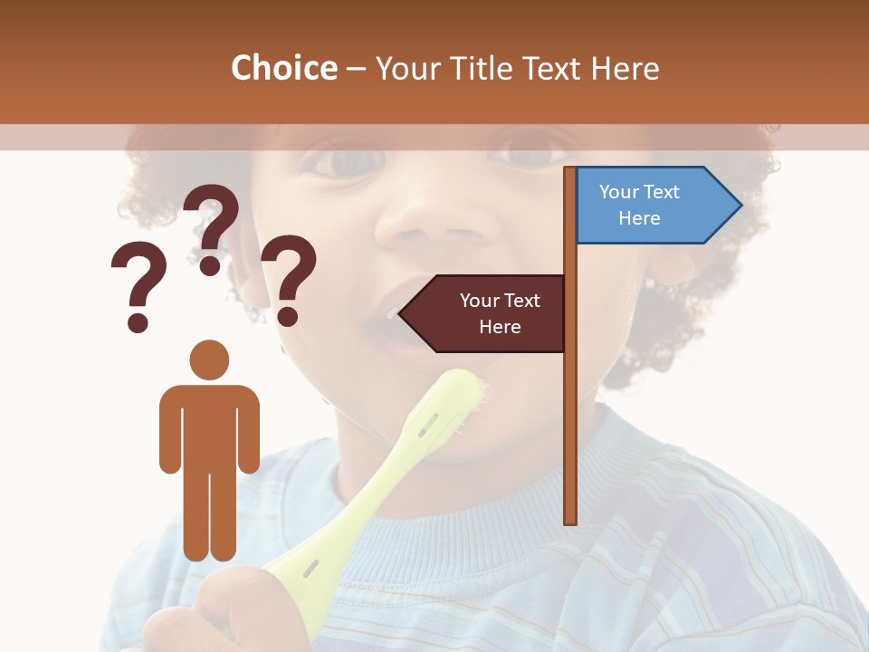 Happy Daughter Expression PowerPoint Template