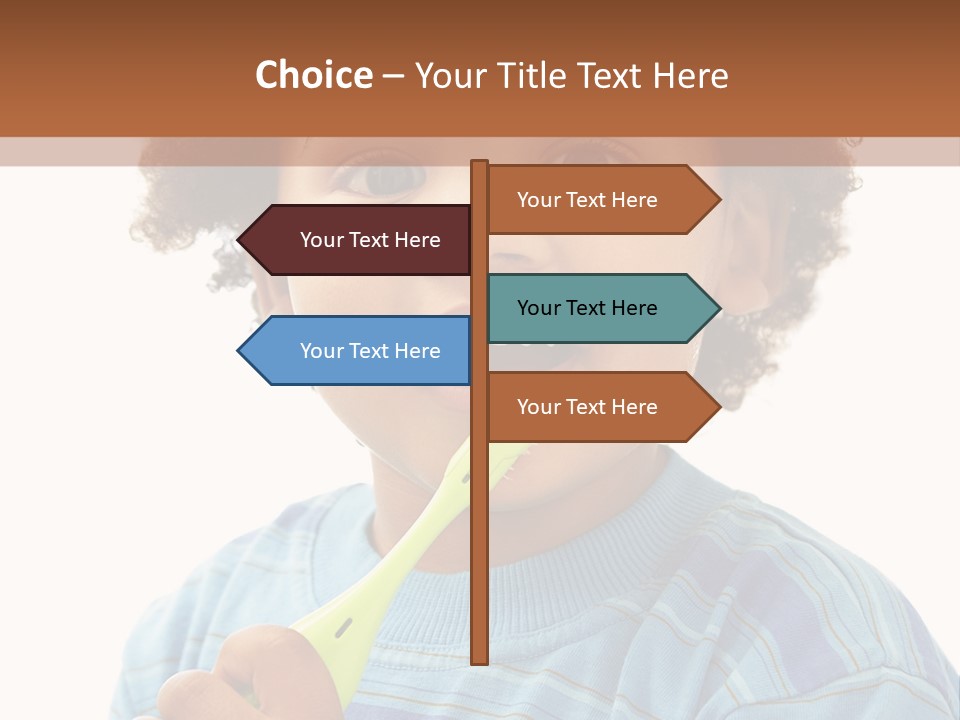 Happy Daughter Expression PowerPoint Template