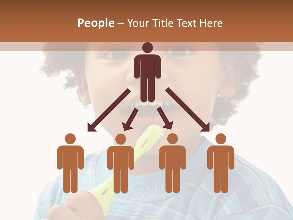 Happy Daughter Expression PowerPoint Template