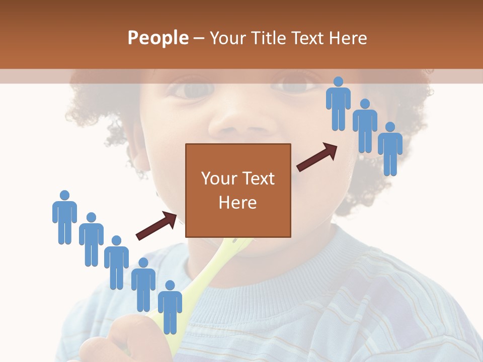 Happy Daughter Expression PowerPoint Template