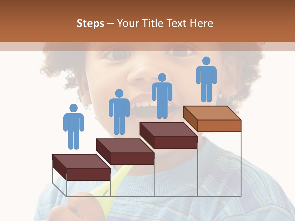 Happy Daughter Expression PowerPoint Template