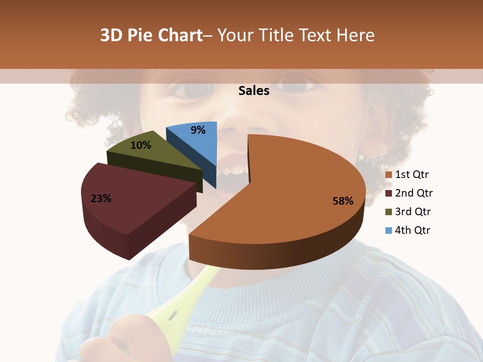 Happy Daughter Expression PowerPoint Template
