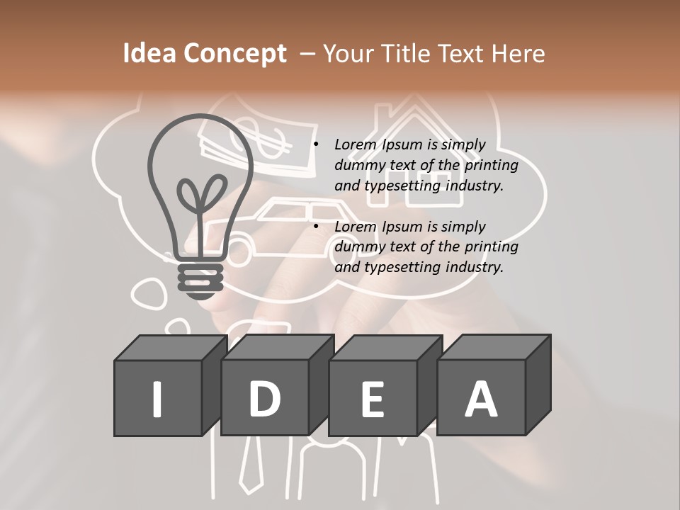 Architecture Invest Grass PowerPoint Template