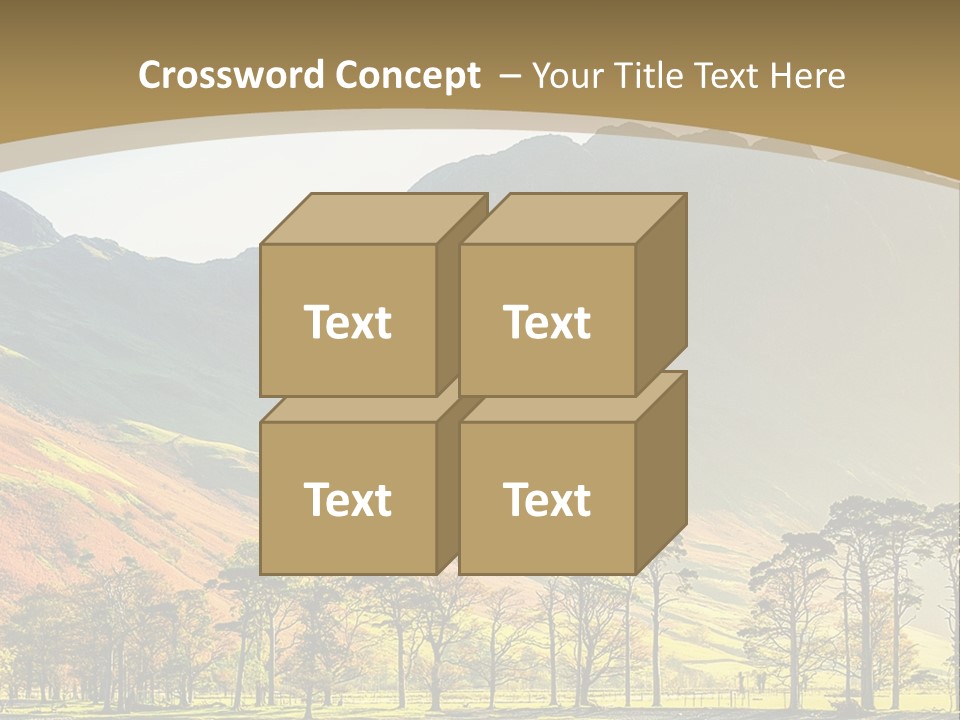 Fells Blue Nature PowerPoint Template