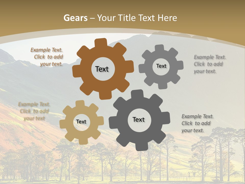 Fells Blue Nature PowerPoint Template