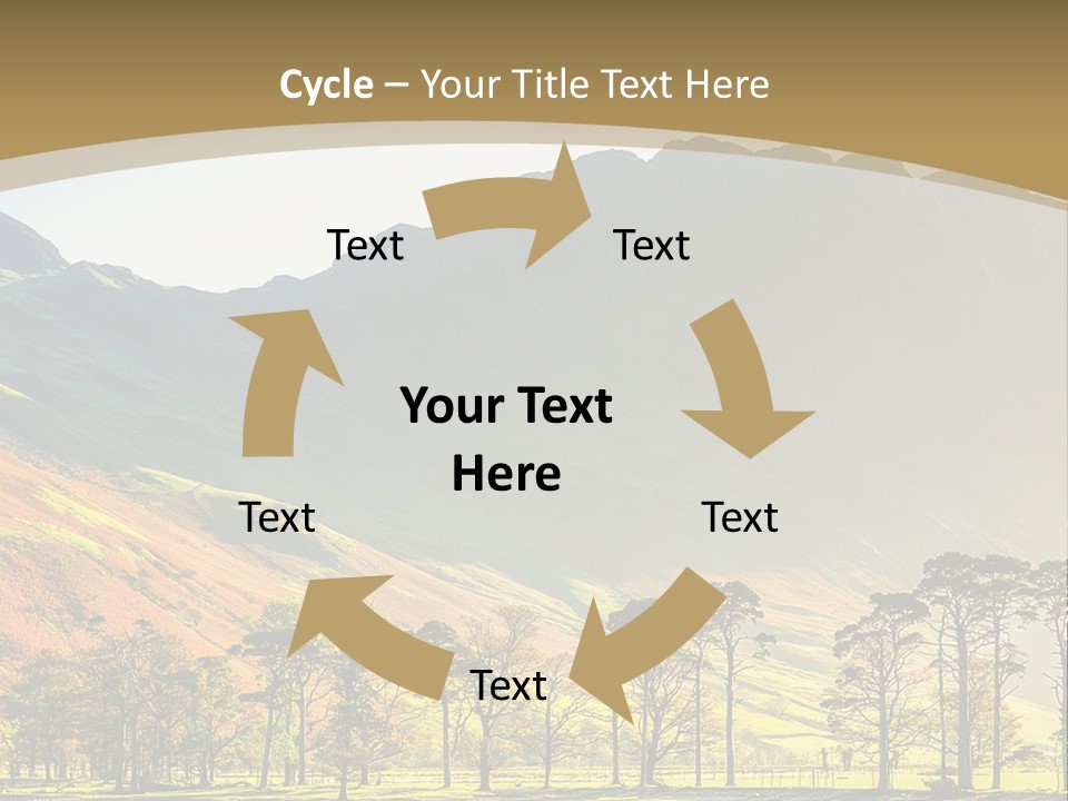 Fells Blue Nature PowerPoint Template