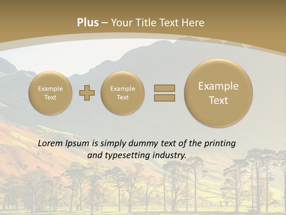 Fells Blue Nature PowerPoint Template
