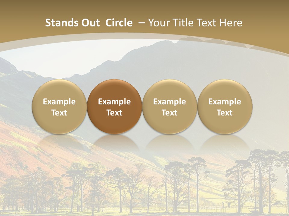 Fells Blue Nature PowerPoint Template