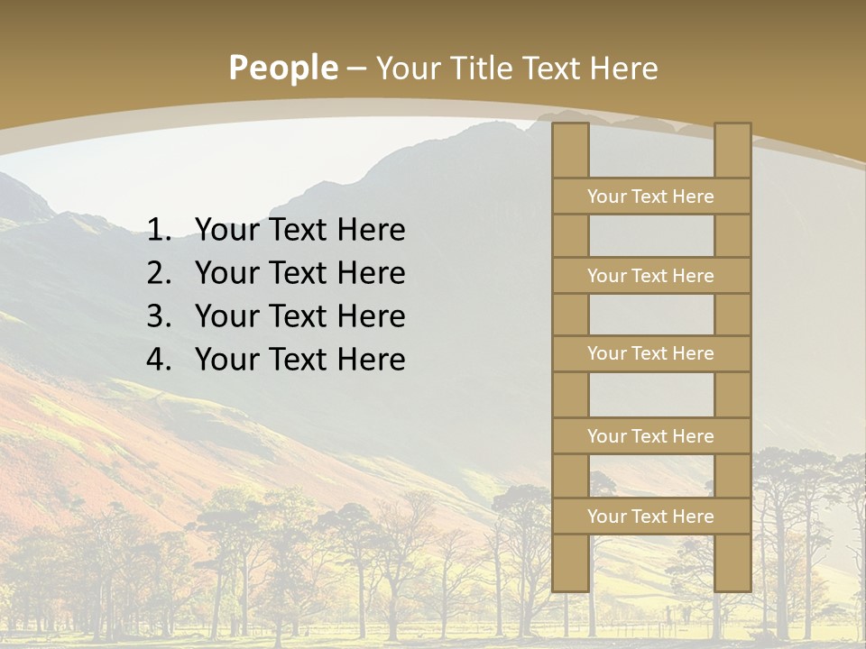 Fells Blue Nature PowerPoint Template