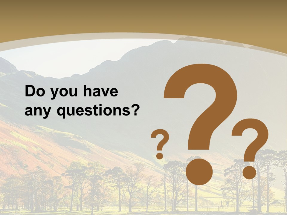 Fells Blue Nature PowerPoint Template