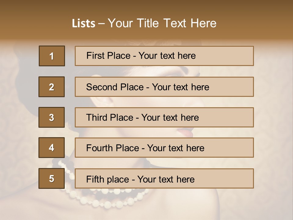 Classic Young Art PowerPoint Template