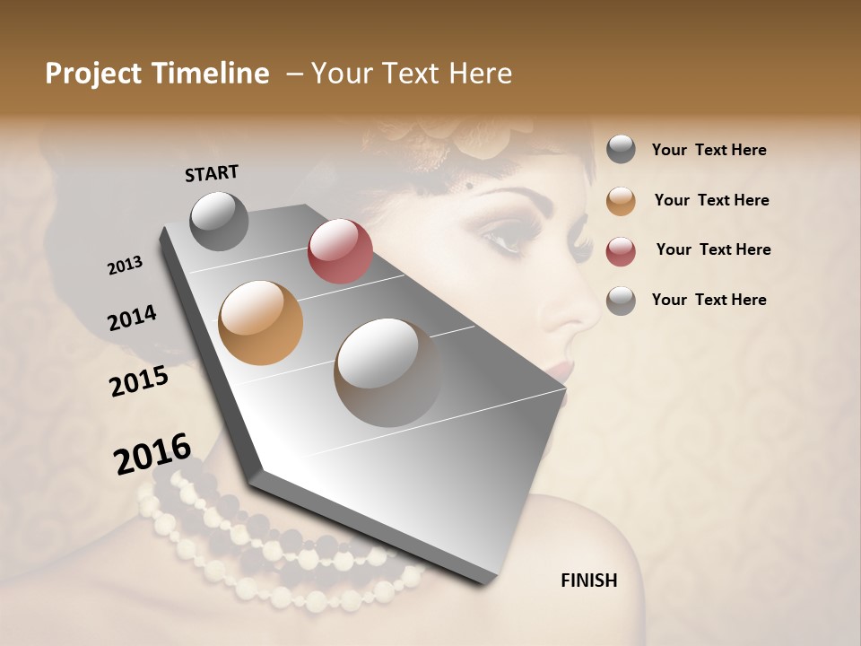 Classic Young Art PowerPoint Template