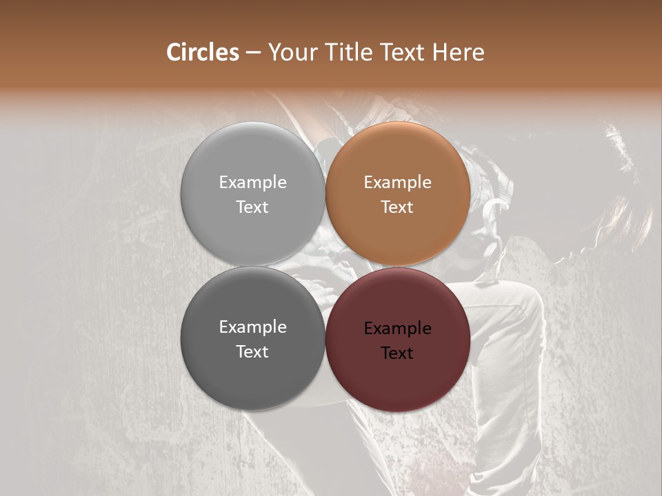 Hoodie Grunge Acrobat PowerPoint Template