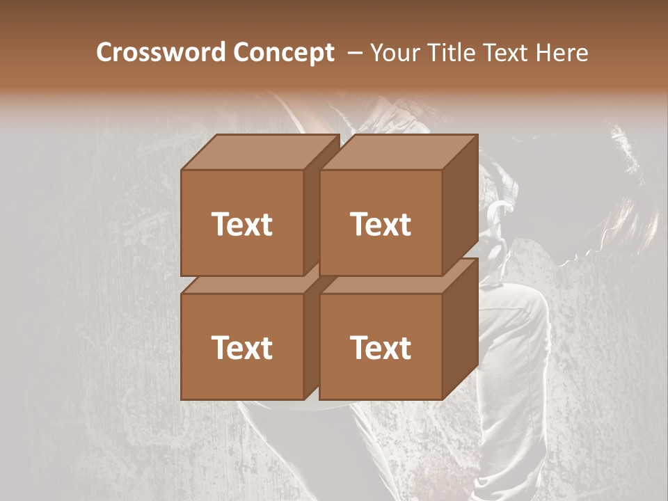 Hoodie Grunge Acrobat PowerPoint Template
