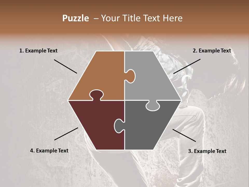 Hoodie Grunge Acrobat PowerPoint Template