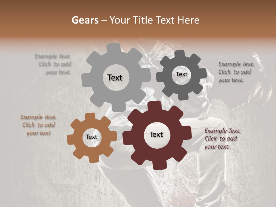 Hoodie Grunge Acrobat PowerPoint Template