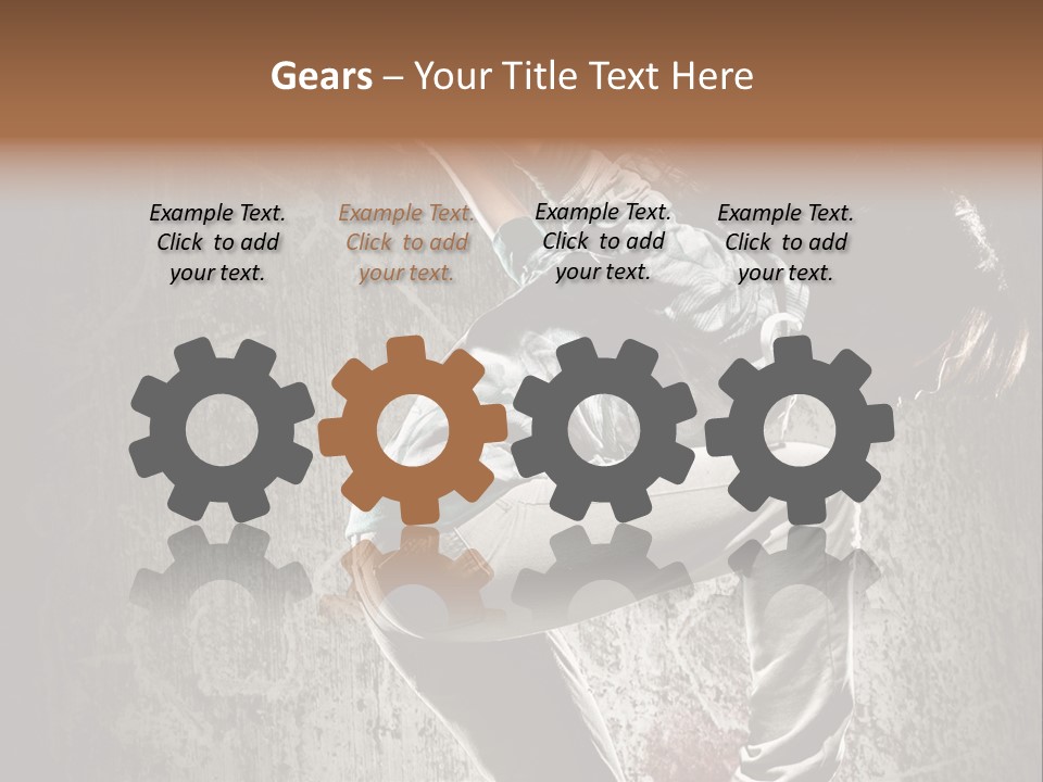 Hoodie Grunge Acrobat PowerPoint Template