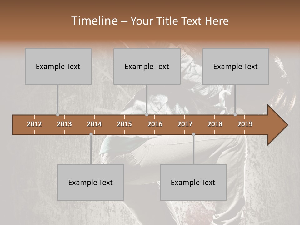 Hoodie Grunge Acrobat PowerPoint Template