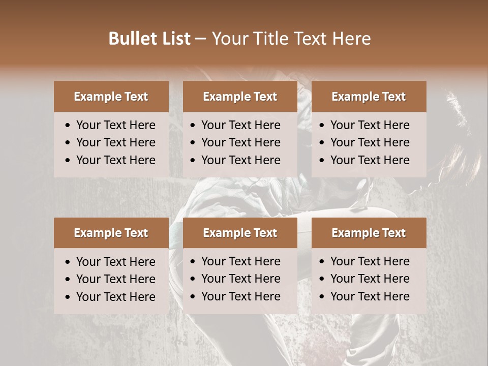 Hoodie Grunge Acrobat PowerPoint Template