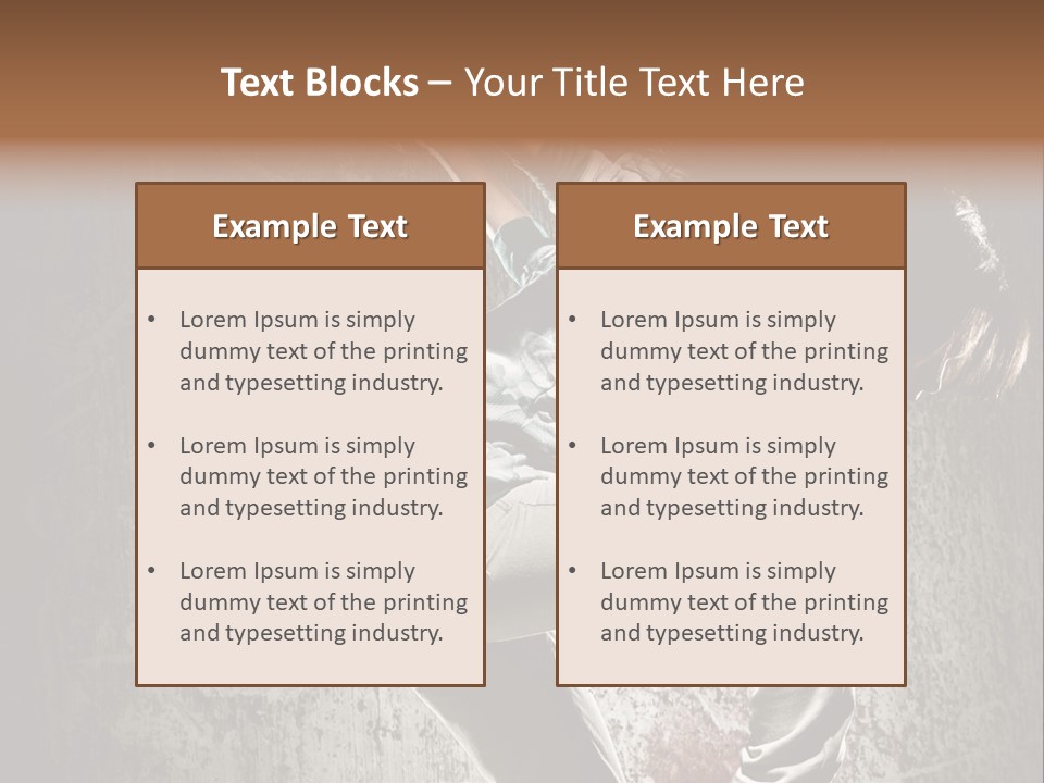 Hoodie Grunge Acrobat PowerPoint Template