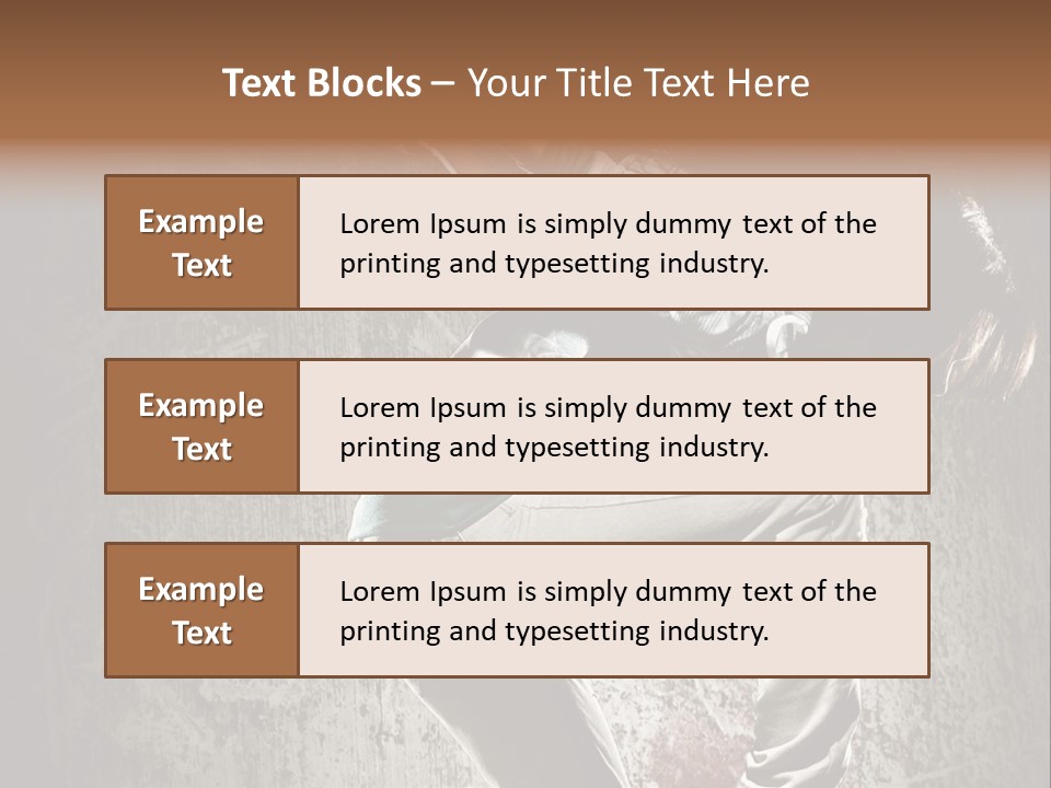 Hoodie Grunge Acrobat PowerPoint Template