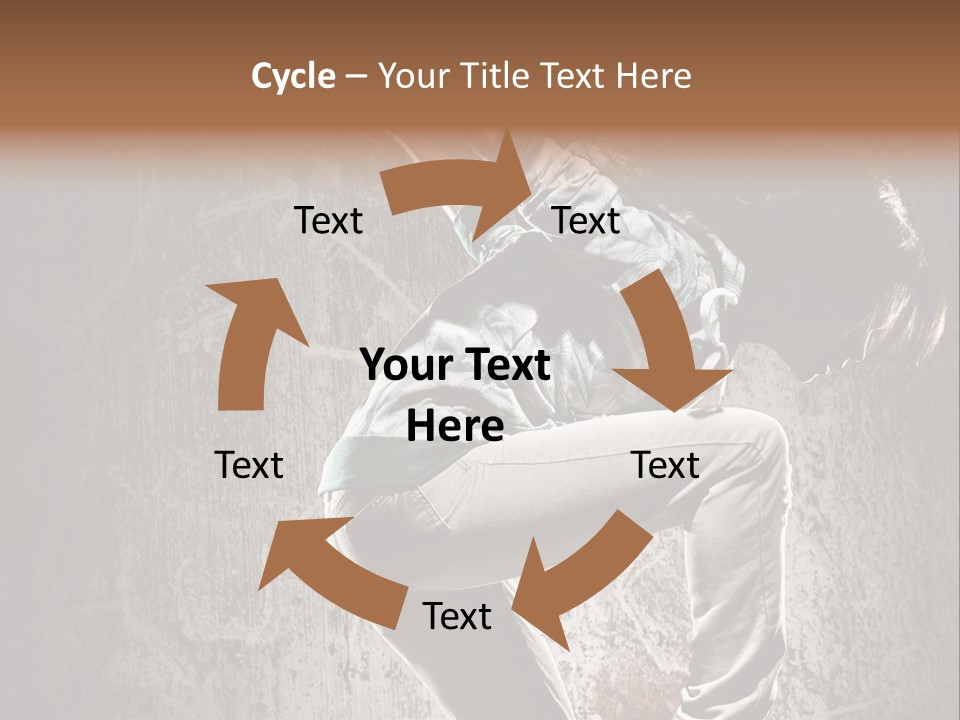 Hoodie Grunge Acrobat PowerPoint Template
