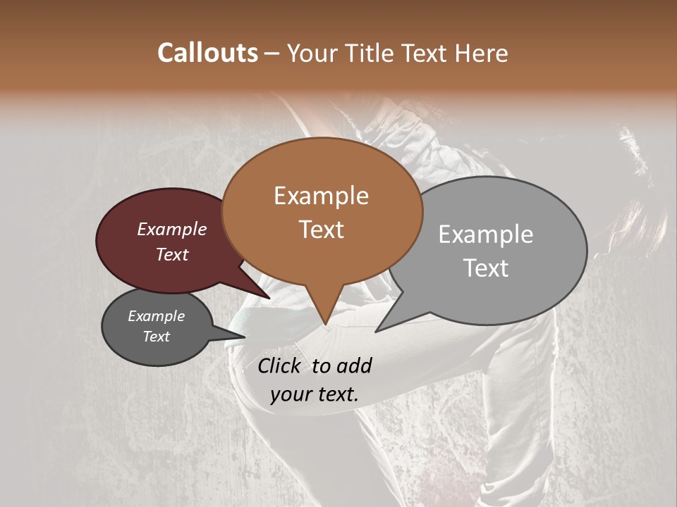 Hoodie Grunge Acrobat PowerPoint Template