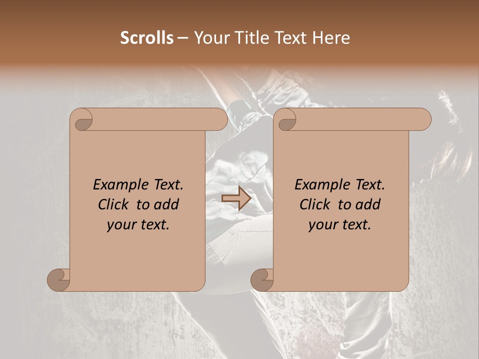 Hoodie Grunge Acrobat PowerPoint Template