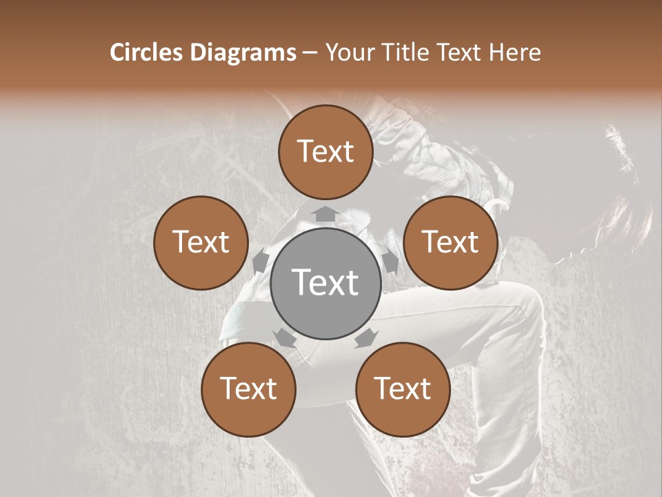 Hoodie Grunge Acrobat PowerPoint Template