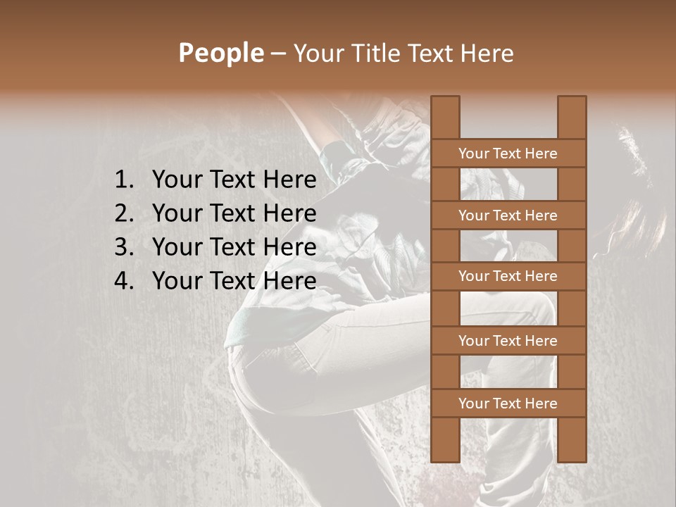 Hoodie Grunge Acrobat PowerPoint Template
