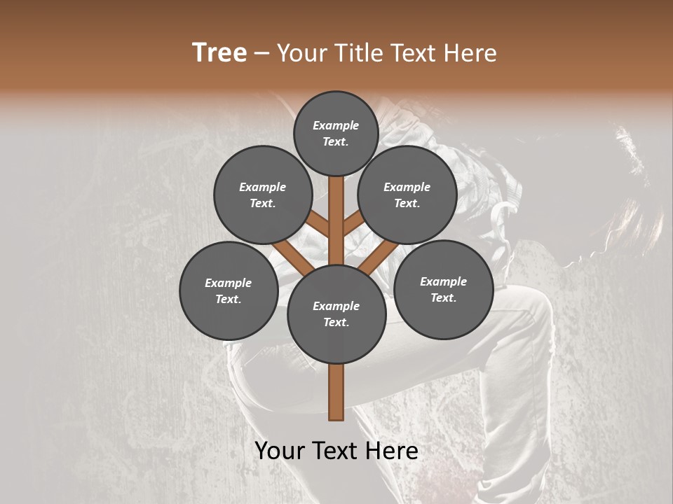 Hoodie Grunge Acrobat PowerPoint Template