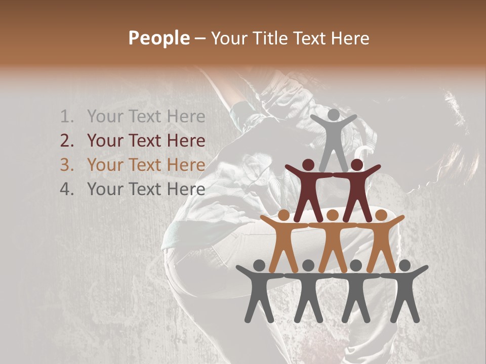 Hoodie Grunge Acrobat PowerPoint Template