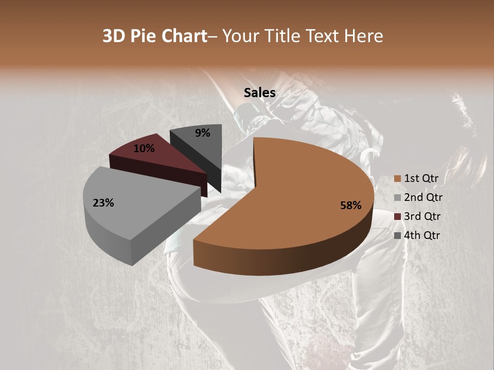 Hoodie Grunge Acrobat PowerPoint Template