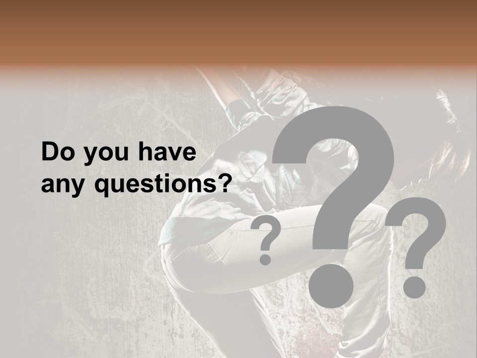 Hoodie Grunge Acrobat PowerPoint Template