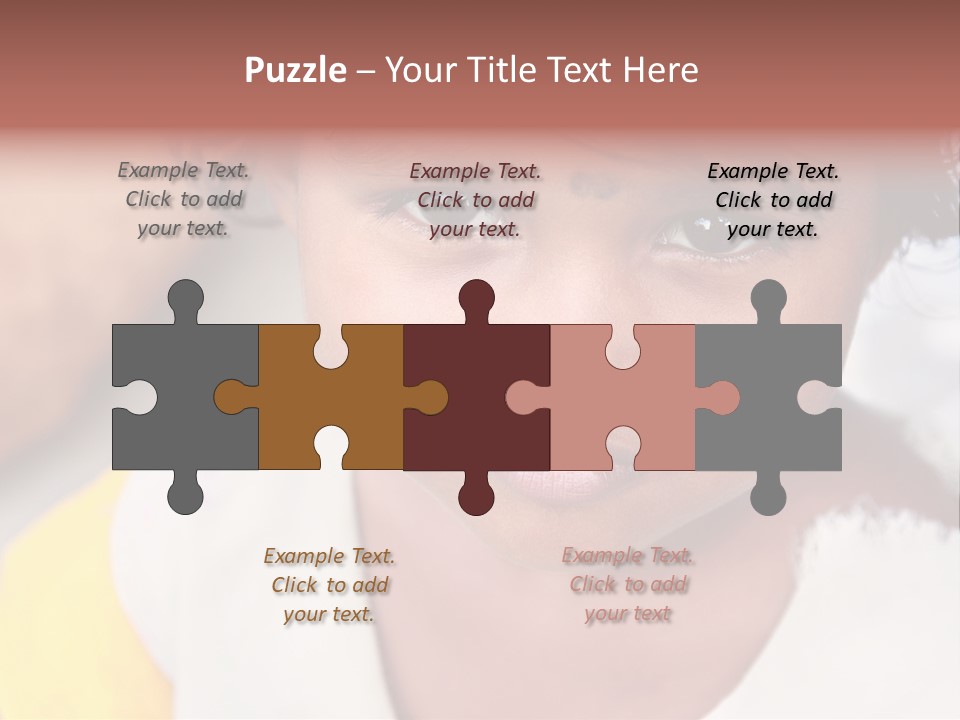 Traditional Little Girl Child PowerPoint Template