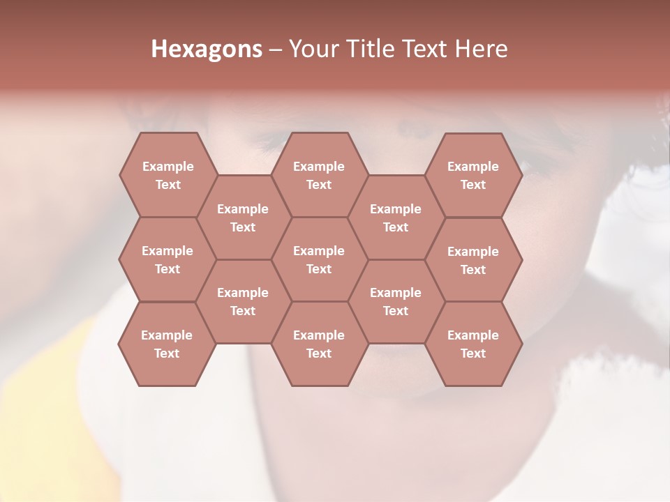 Traditional Little Girl Child PowerPoint Template