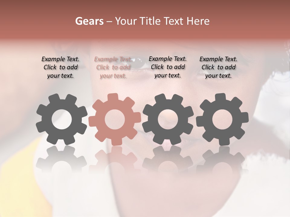 Traditional Little Girl Child PowerPoint Template