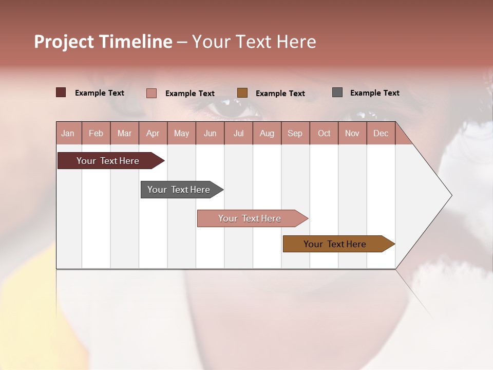 Traditional Little Girl Child PowerPoint Template