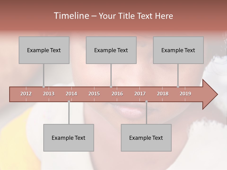 Traditional Little Girl Child PowerPoint Template